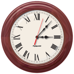 Analog Clock Face Roman O-Logo