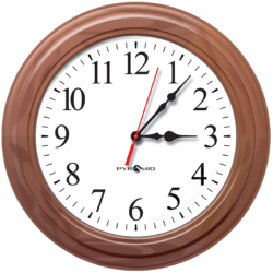 Analog Clock Face Walnut