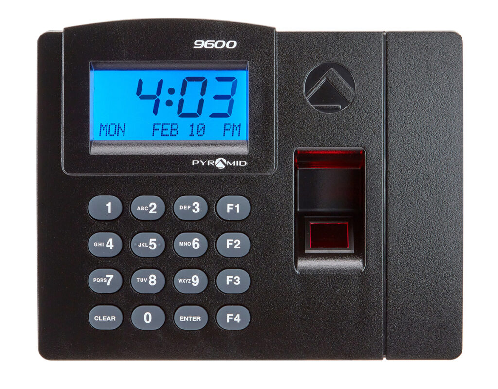Time Terminals Device TTELITEET TimeTrax™ Elite Biometric Time Clock Terminal - Pyramid Time ...