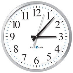 Synchronized 13" Analog Wall Clock