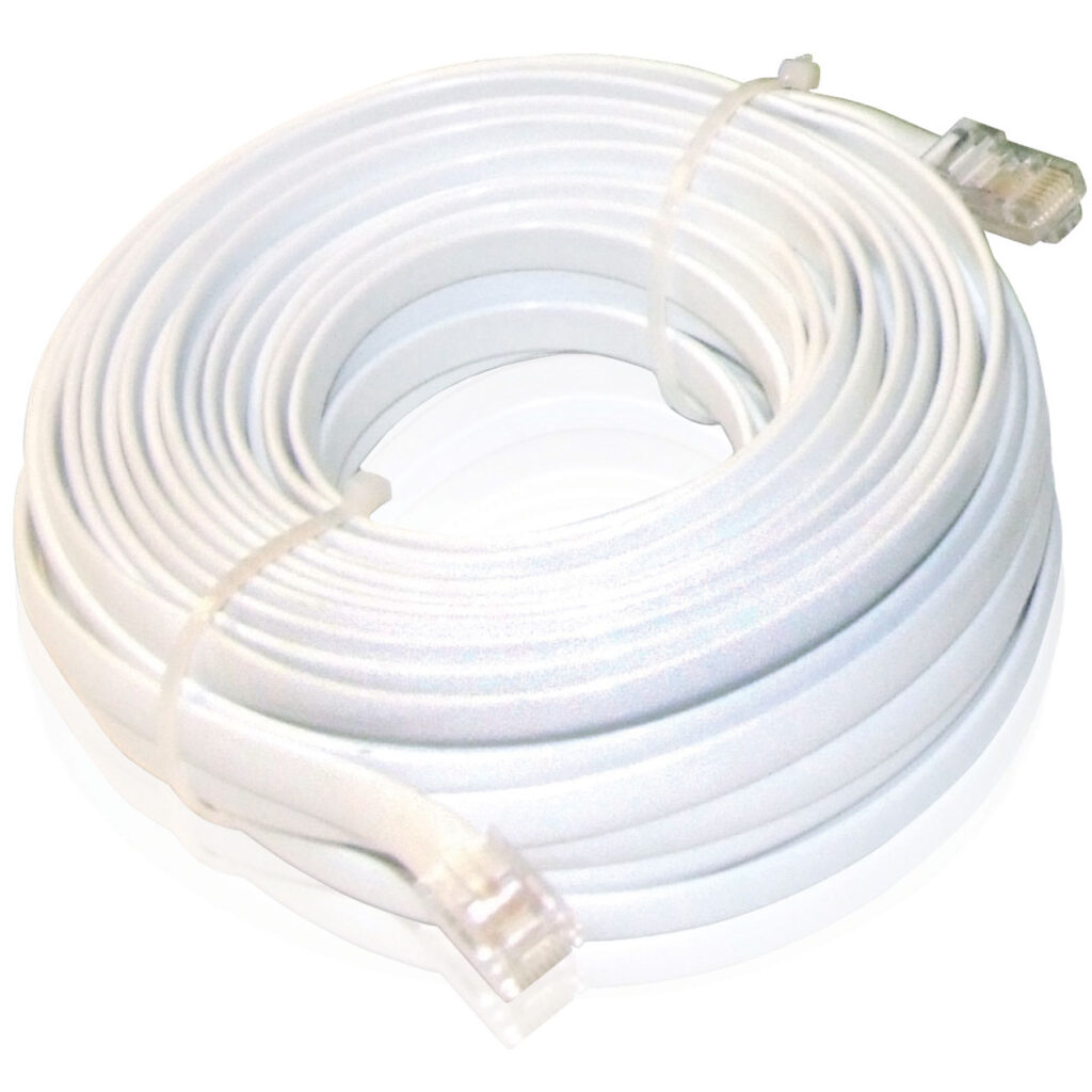 20’ Flat RJ45/BCD Cable - Pyramid Time Systems