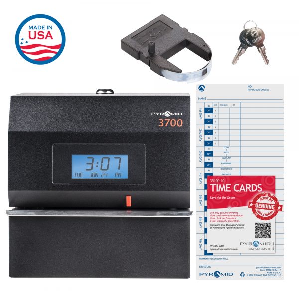 3700 Heavy Duty Time Clock & Document Stamp